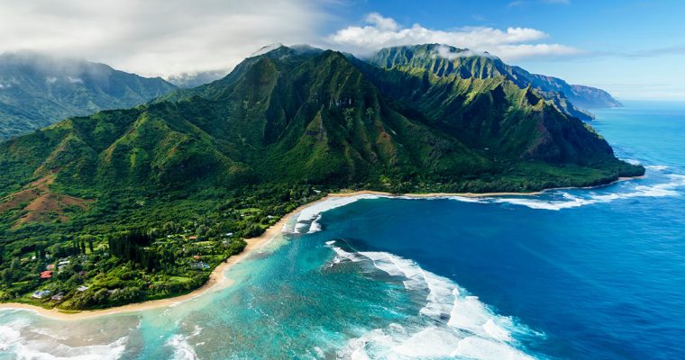 Napali Coast Kauai Island Hawaii Tourist Destination