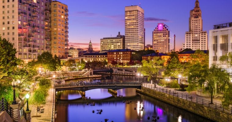 Sports betting handle dropped below $40 million for the first time in five months in February in Rhode Island. (Shutterstock/Sean Pavone)