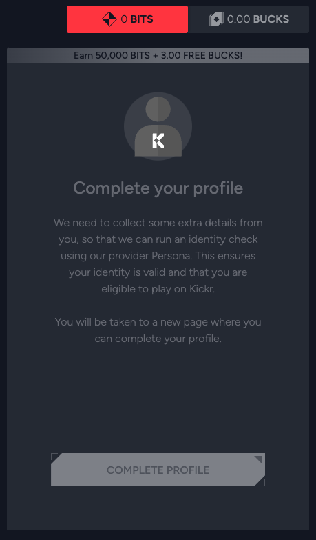 Kickr Welcome Offer how to claim