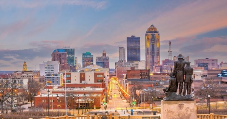 Iowa just got a new sportsbook. Sporttrade went live in Iowa via its partnership with Wild Rose Casino & Hotel in Clinton. (Shutterstock/f11photo)
