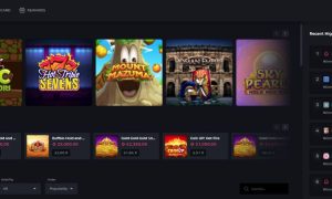 Vegas Gems social casino home page