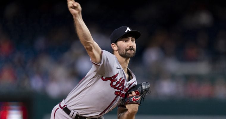 Atlanta Braves pitcher Spencer Strider pitches against the Washington Nationals in Sept 2023