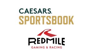 Inside Caesars Sportsbook at Red Mile.