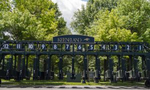 The Keeneland horse racing track is Caesars' new sports betting partner in Kentucky.