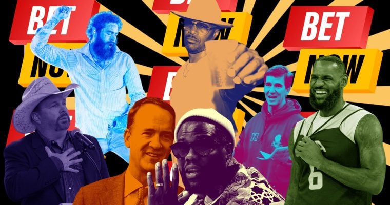 celebrity sportsbook endorsers