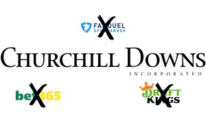 Churchill Downs no brands for retail sportsbooks.