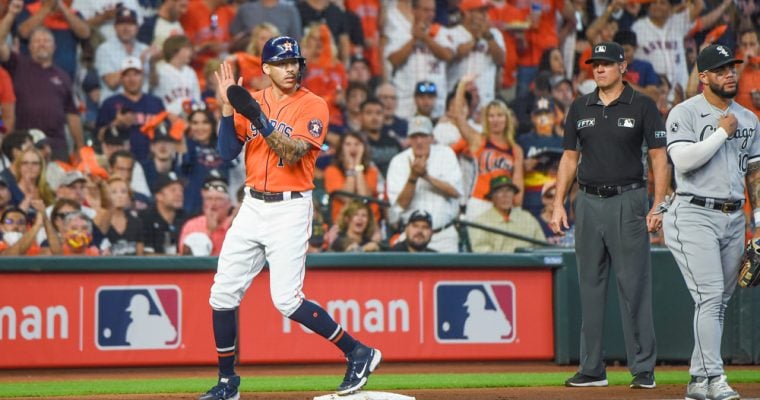 Astros shortstop Carlos Correa