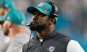 Former Dolphins head coach Brian Flores