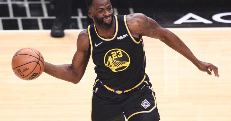 Draymond Green and the Warriors are favoted to win the 2022 NBA Championship. (Photo by Brian Rothmuller/Icon Sportswire)