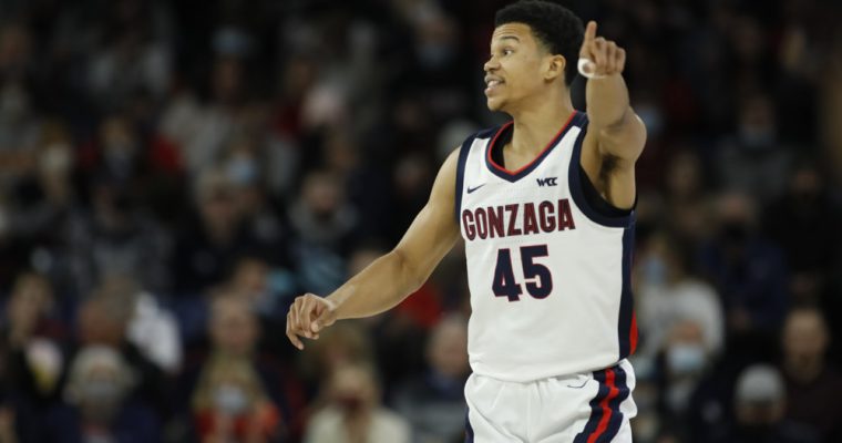 Gonzaga Bulldogs guard Rasir Bolton