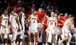 Las Vegas sportsbooks see heavy college basketball betting action on Arizona (Photo by Christopher Hook/Icon Sportswire)