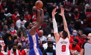Bulls vs. 76ers featured on NBC's BetCast(Photo by Melissa Tamez/Icon Sportswire)