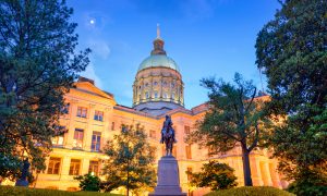 Georgia State Capitol Building in Atlanta, Georgia, USA.