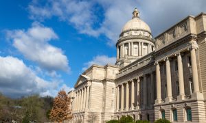 Kentucky,State,Capitol,Building,Lit,By,The,Morning,Sun