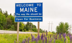 Maine,,Usa,-,June,20,,2019:,Welcome,To,Maine,-