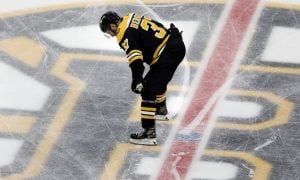 The Bruins being eliminated early didn't help Massachusetts sports betting revenue in May.