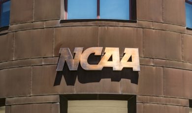National Collegiate Athletic Association Headquarters - Logo display in Indianapolis