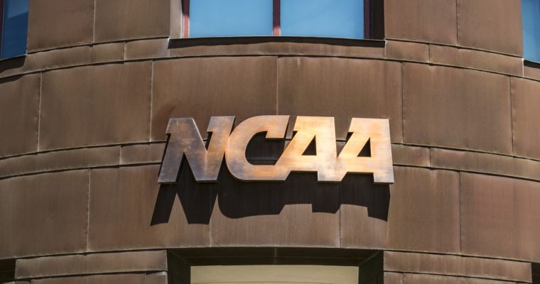 National Collegiate Athletic Association Headquarters - Logo display in Indianapolis