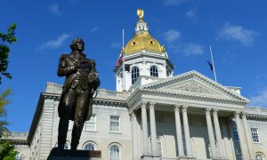 New Hampshire State House, Concord, New Hampshire, USA. New Hampshire State House is the nation's oldest state house, built in 1816 - 1819.