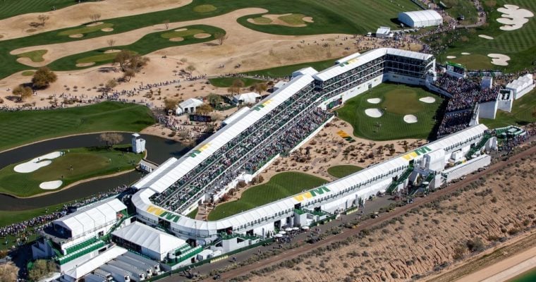 Overhead view of TPC Scottsdale in Arizona
