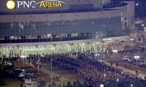 A view of PNC Arena, where the Carolina Hurricanes NHL team plays
