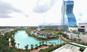 Hard Rock Guitar Hotel and Casino, built by the Seminole Indians