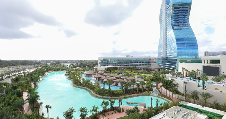 Hard Rock Guitar Hotel and Casino, built by the Seminole Indians