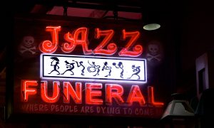 New,Orleans,-,December,27,,2021:,Jazz,Funeral,Bourbon,Street