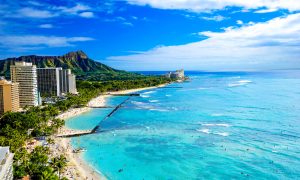 Waikiki,Beach,And,Diamond,Head,,Honolulu,,Oahu,Island,,Hawaii