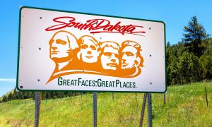 South,Dakota,Welcome,Sign