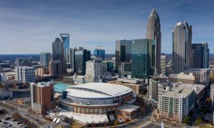 Picture of the Spectrum Center in Charlotte, North Carolina