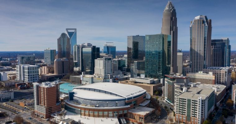 Picture of the Spectrum Center in Charlotte, North Carolina