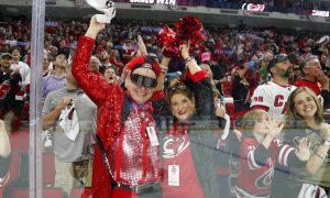 Hurricanes fans in Raleigh, North Carolina, where sports betting in inching toward legalization.
