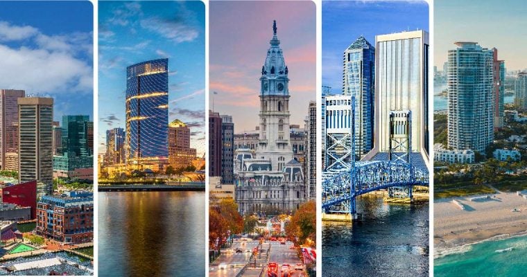 By the numbers, Milwaukee, Baltimore, Philadelphia, Jacksonville, and Miami are ranked the best sports cities of 2023.